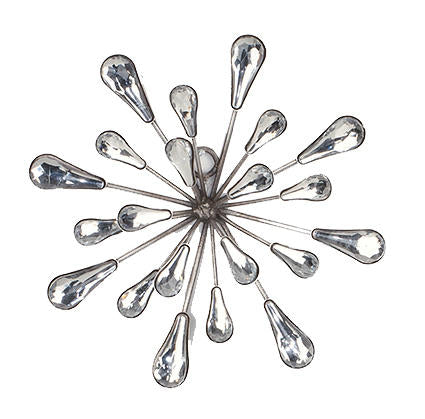 Silver Starburst Wall Art