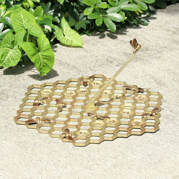 Honeycomb and Bee Sundial - Gifts for You 'n Me