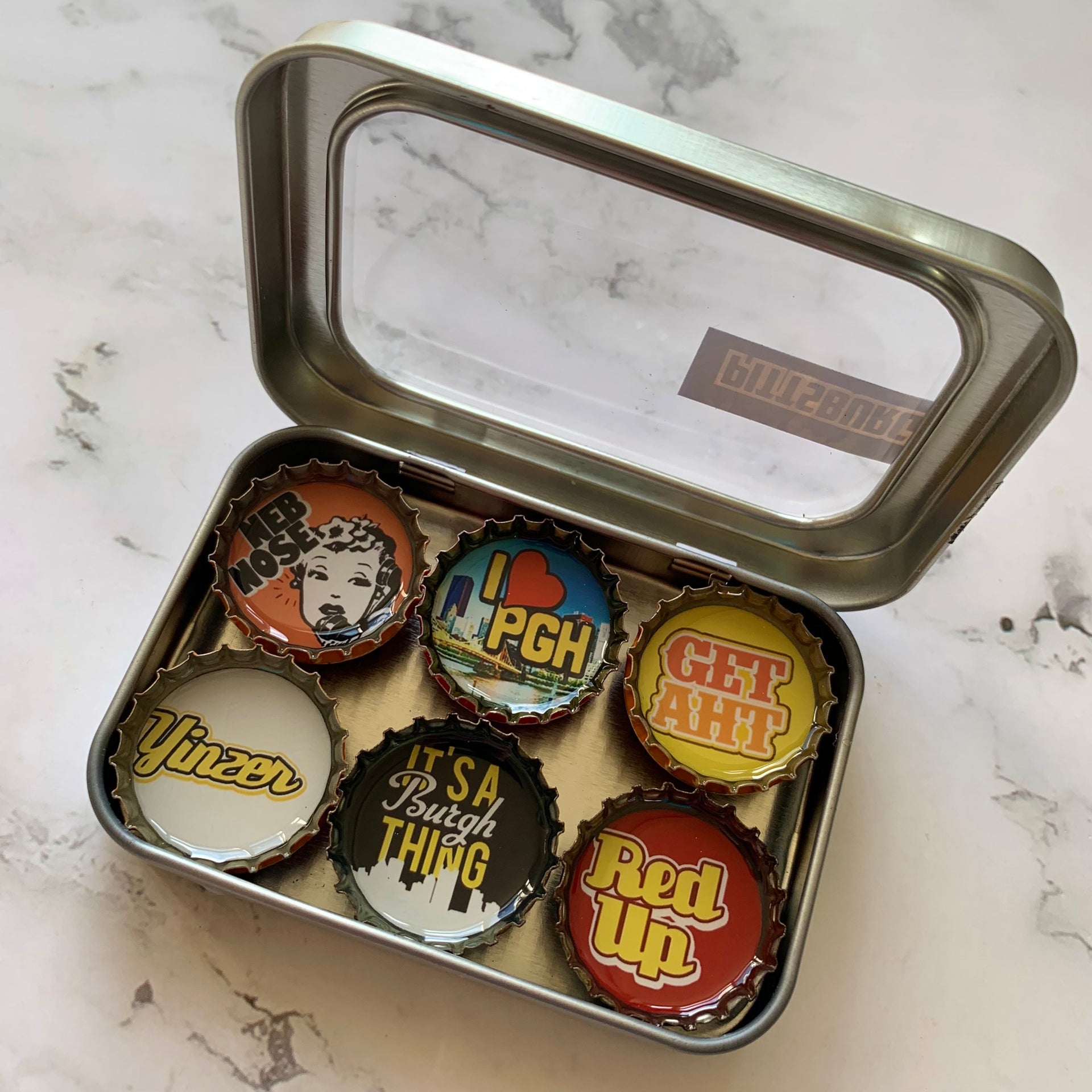 Pittsburgh Magnets - Set of 6 - Gifts for You 'n Me