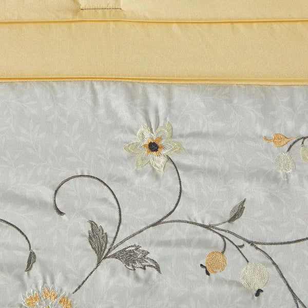 Serene Embroidered 7 Piece Comforter Set by Madison Park - Gifts for You 'n Me