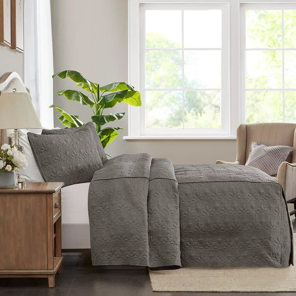 Quebec 3 Piece Fitted Bedspread Set by Madison Park - Gifts for You 'n Me