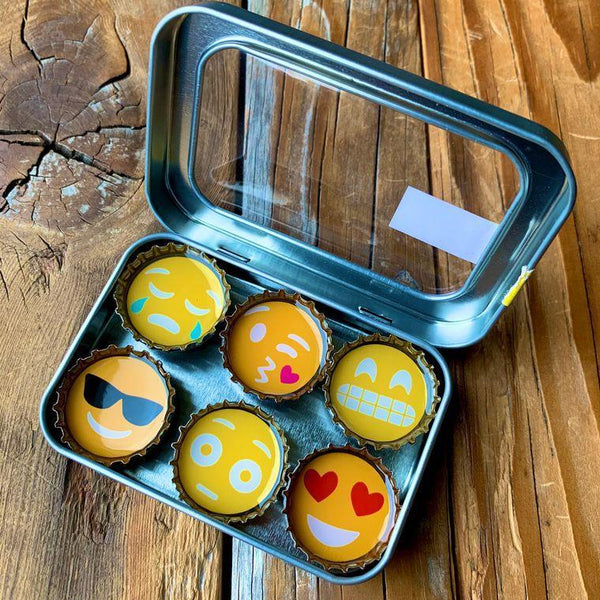 Emoji Magnets - Set of 6 - Gifts for You 'n Me