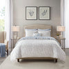 Sofia Reversible Comforter Set with Bed Sheets in Blue