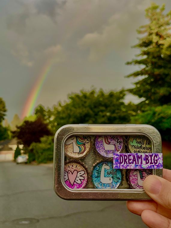 Unicorn Dream Big Magnets - Set of 6