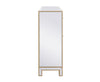 Reflexion Antique Gold 56-Inch Mirrored Sideboard