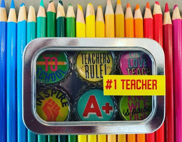 Teacher / Back To School Magnets - Set of 6 - Gifts for You 'n Me