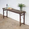 Antique Wooden Folding Console Table - KALALOU