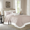 Ashbury 5 Piece Reversible Bedspread Set - Khaki