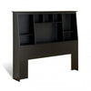 Full/Queen Tall Slant-Back Bookcase Headboard
