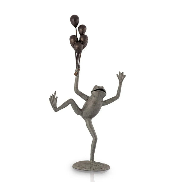Balloon Seller Frog Garden Sculpture - Gifts for You 'n Me