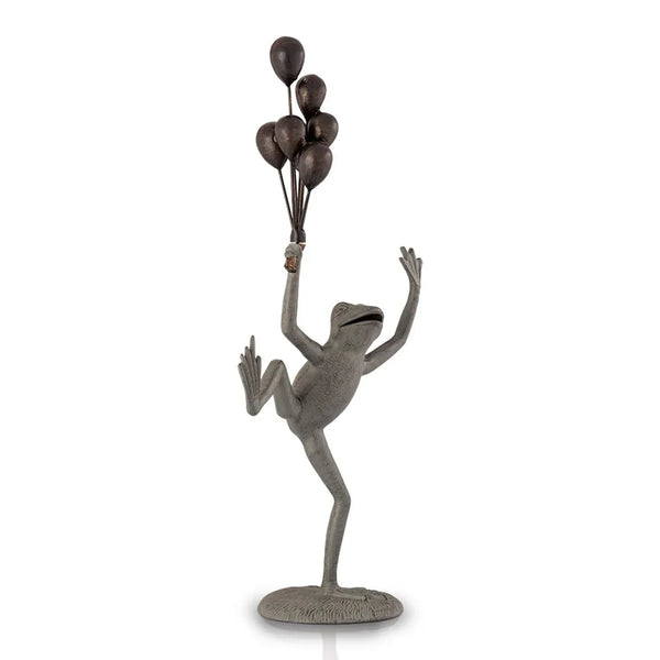 Balloon Seller Frog Garden Sculpture - Gifts for You 'n Me