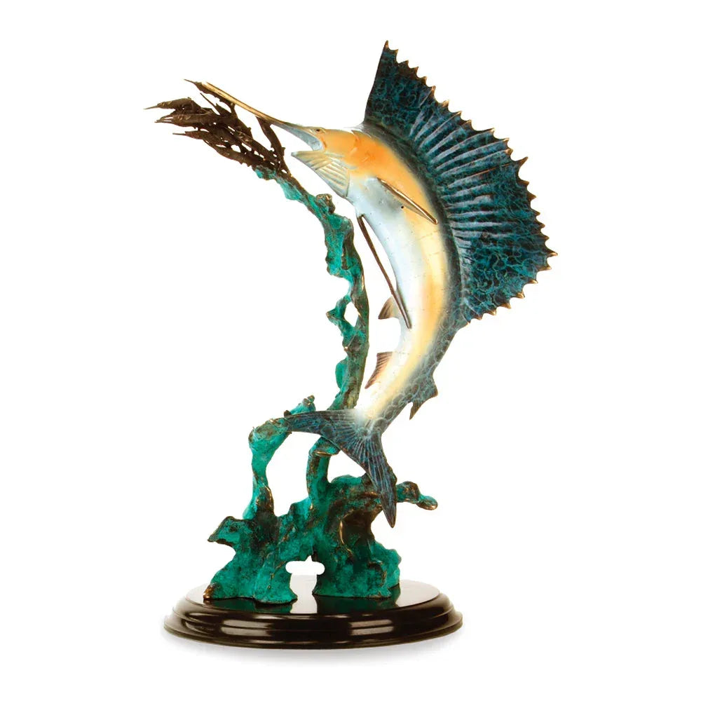 Ballyhoo for Sail (Sailfish) Sculpture - Gifts for You 'n Me