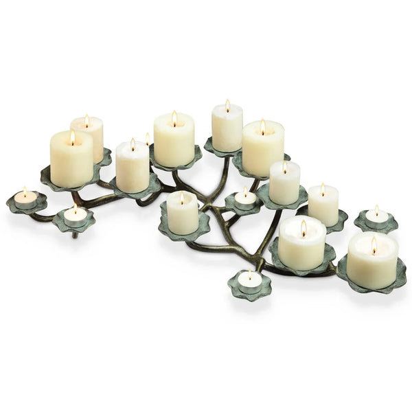 Blossom Pillar Candelabra - Gifts for You 'n Me