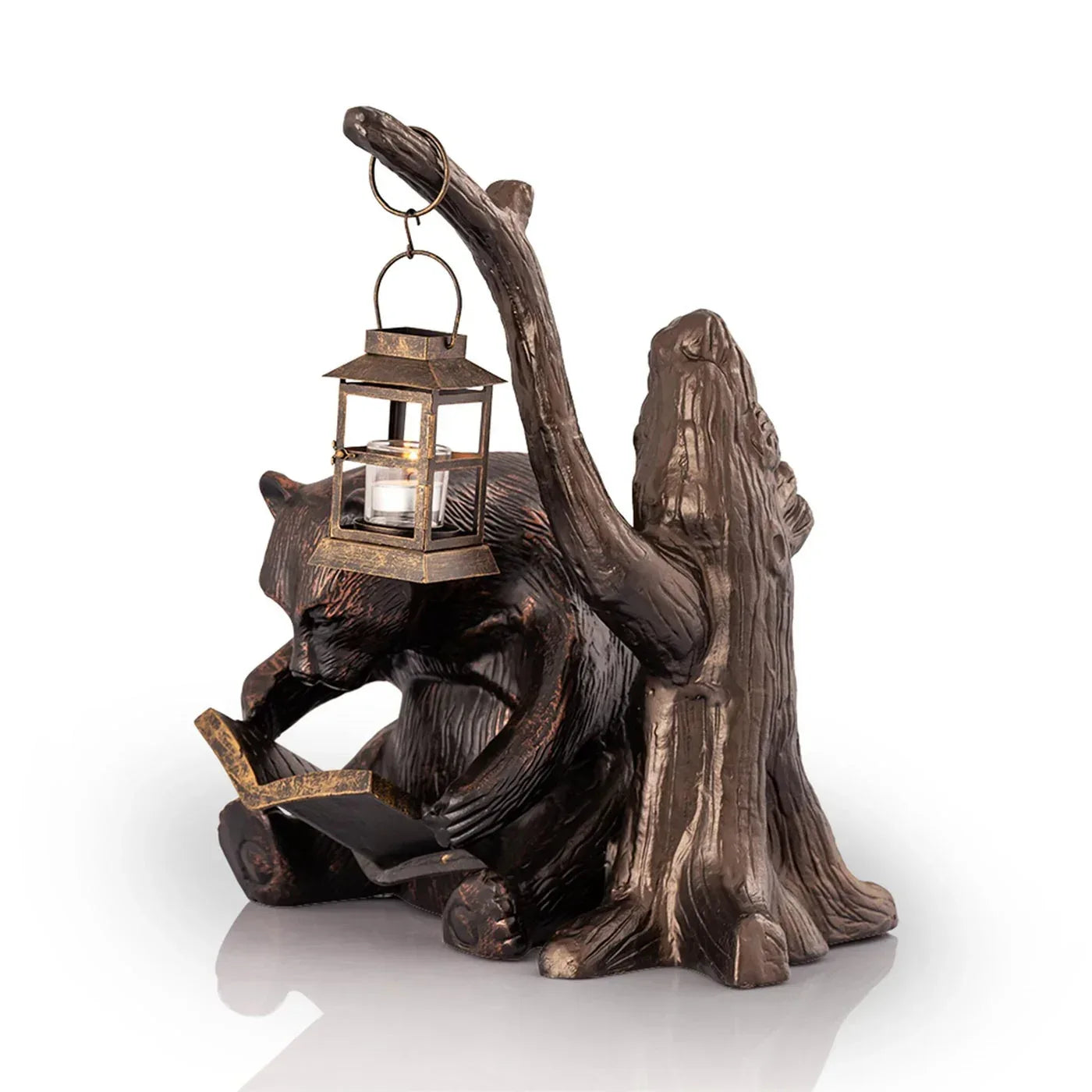 Booklover Bear Garden Lantern - Gifts for You 'n Me