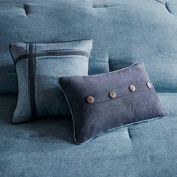 Boone 7 Piece Faux Suede Comforter Set by Madison Park - Gifts for You 'n Me