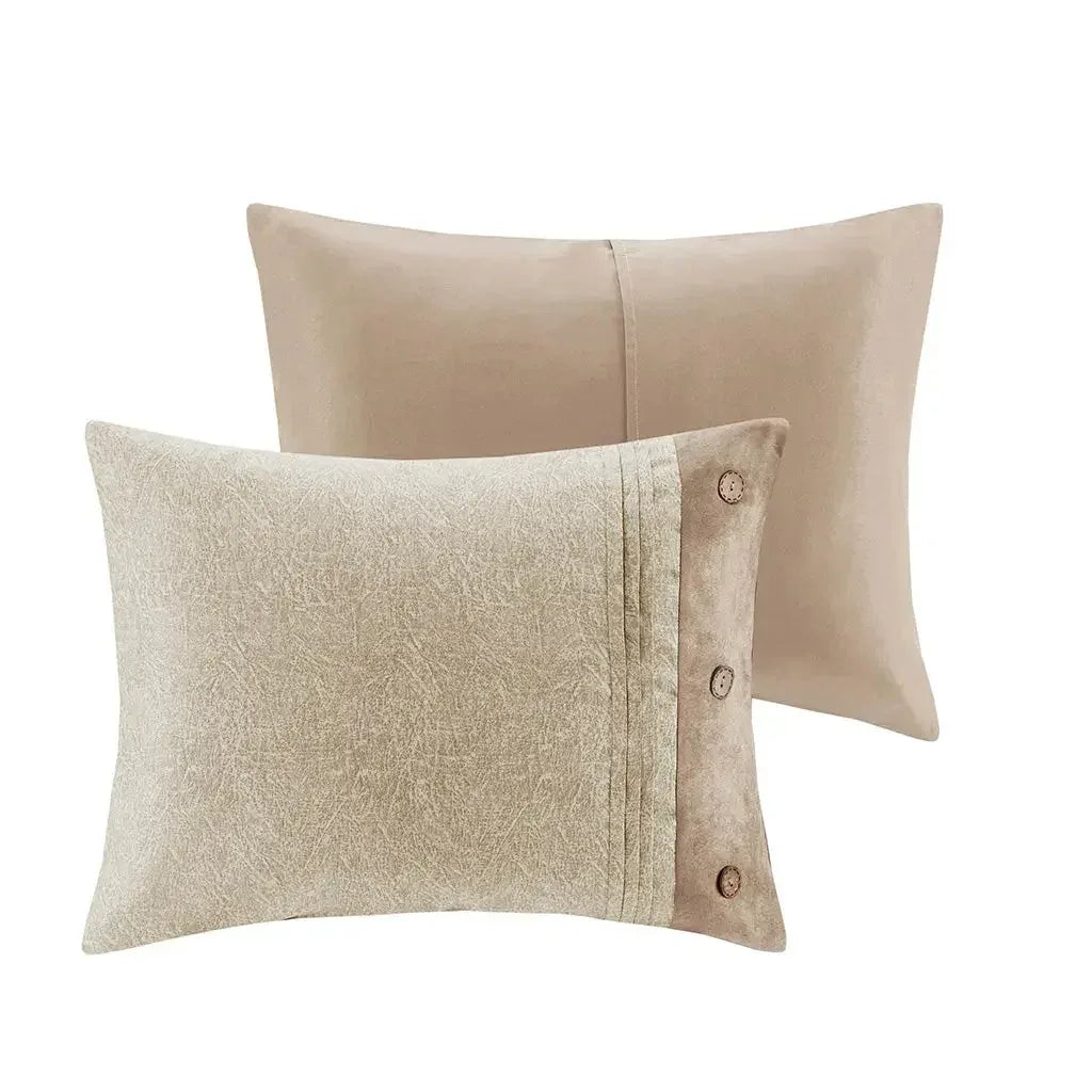 Boone 7 Piece Faux Suede Comforter Set by Madison Park - Gifts for You 'n Me