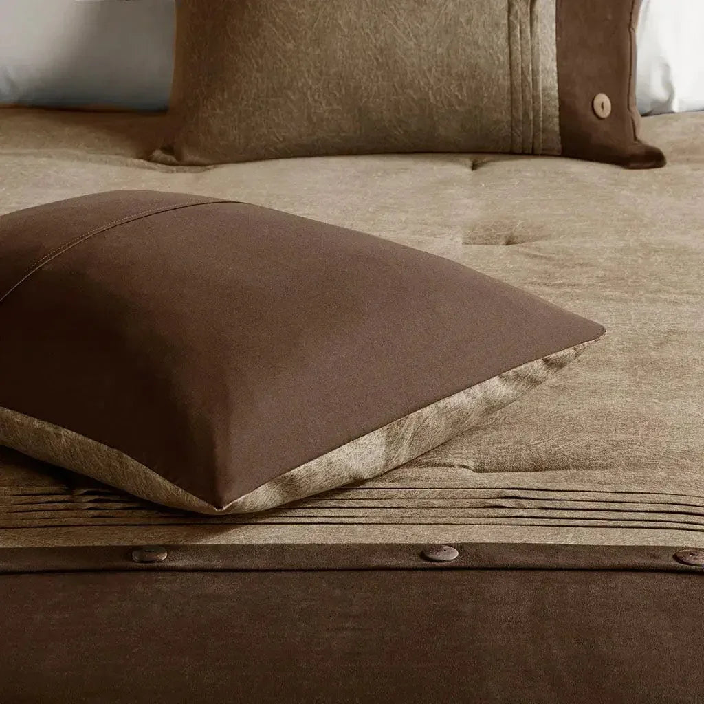 Boone 7 Piece Faux Suede Comforter Set by Madison Park - Gifts for You 'n Me