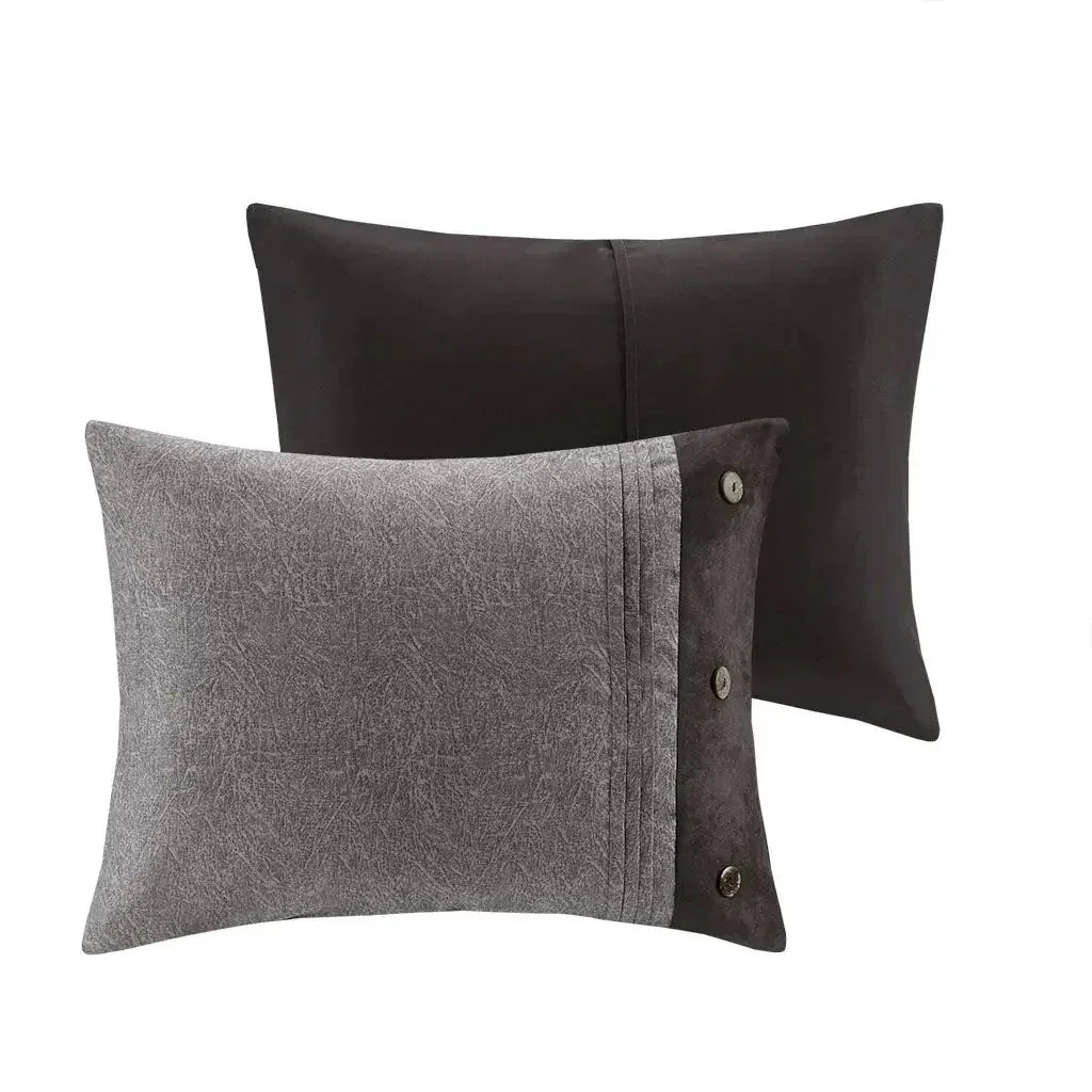 Boone 7 Piece Faux Suede Comforter Set by Madison Park - Gifts for You 'n Me