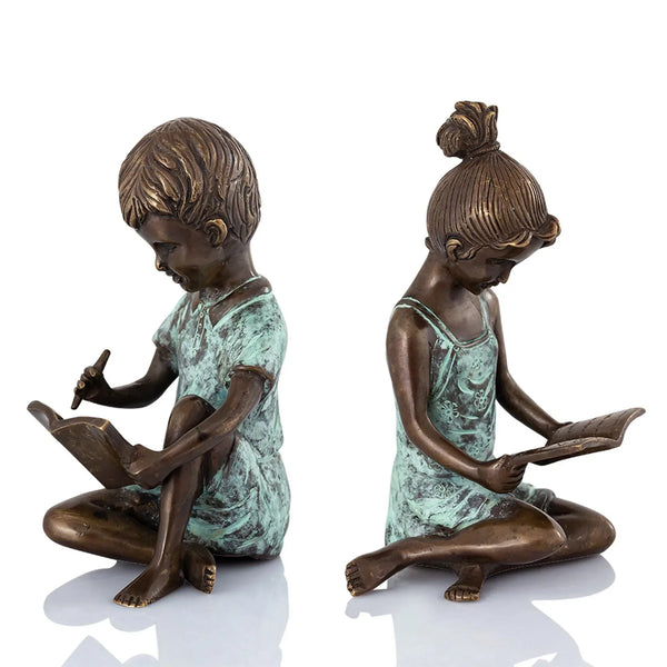 Boy & Girl Bookends Pair - Gifts for You 'n Me