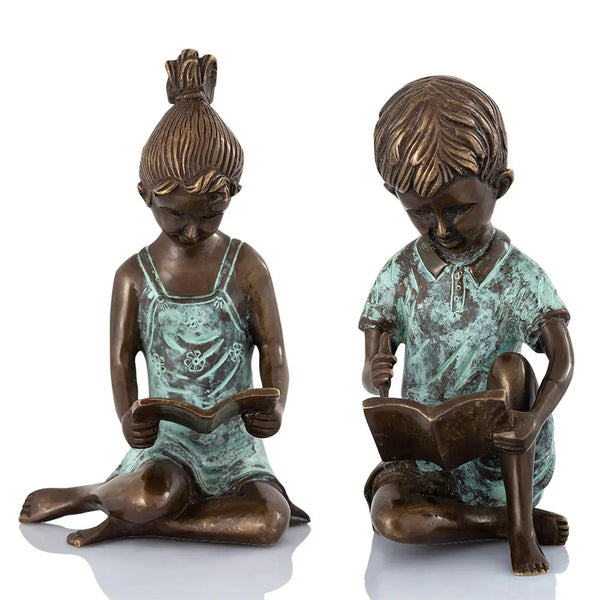 Boy & Girl Bookends Pair - Gifts for You 'n Me