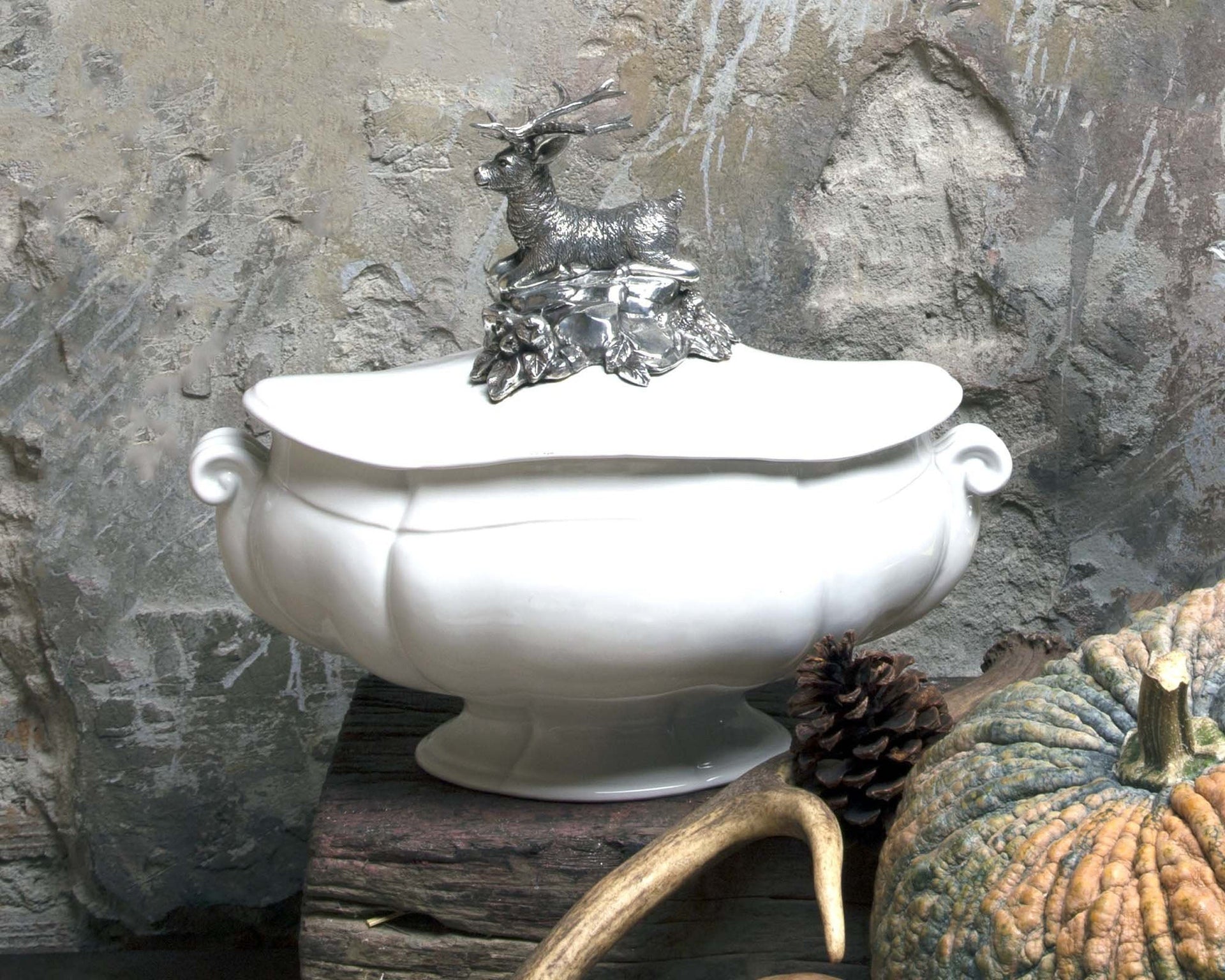 Soup Tureen - Stag