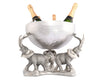 PEWTER ELEPHANT TRIO ICE / PUNCH TUB STAINLESS