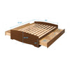Queen Mate’s Platform Storage Bed with 6 Drawers