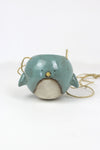 CERAMIC HANGING BIRD PLANTER