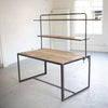 Iron & Recycled Wood Display Table