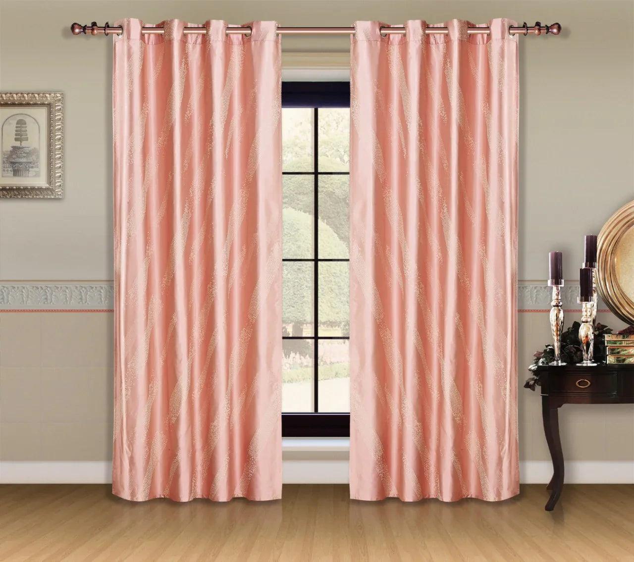 Capri, Dolce Mela Window Treatments Damask Drapes Capri Curtain Panels 58x98