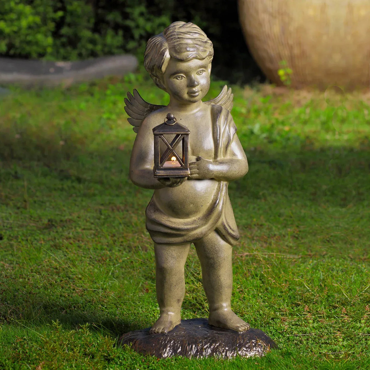 Cherub Garden Lantern - Gifts for You 'n Me