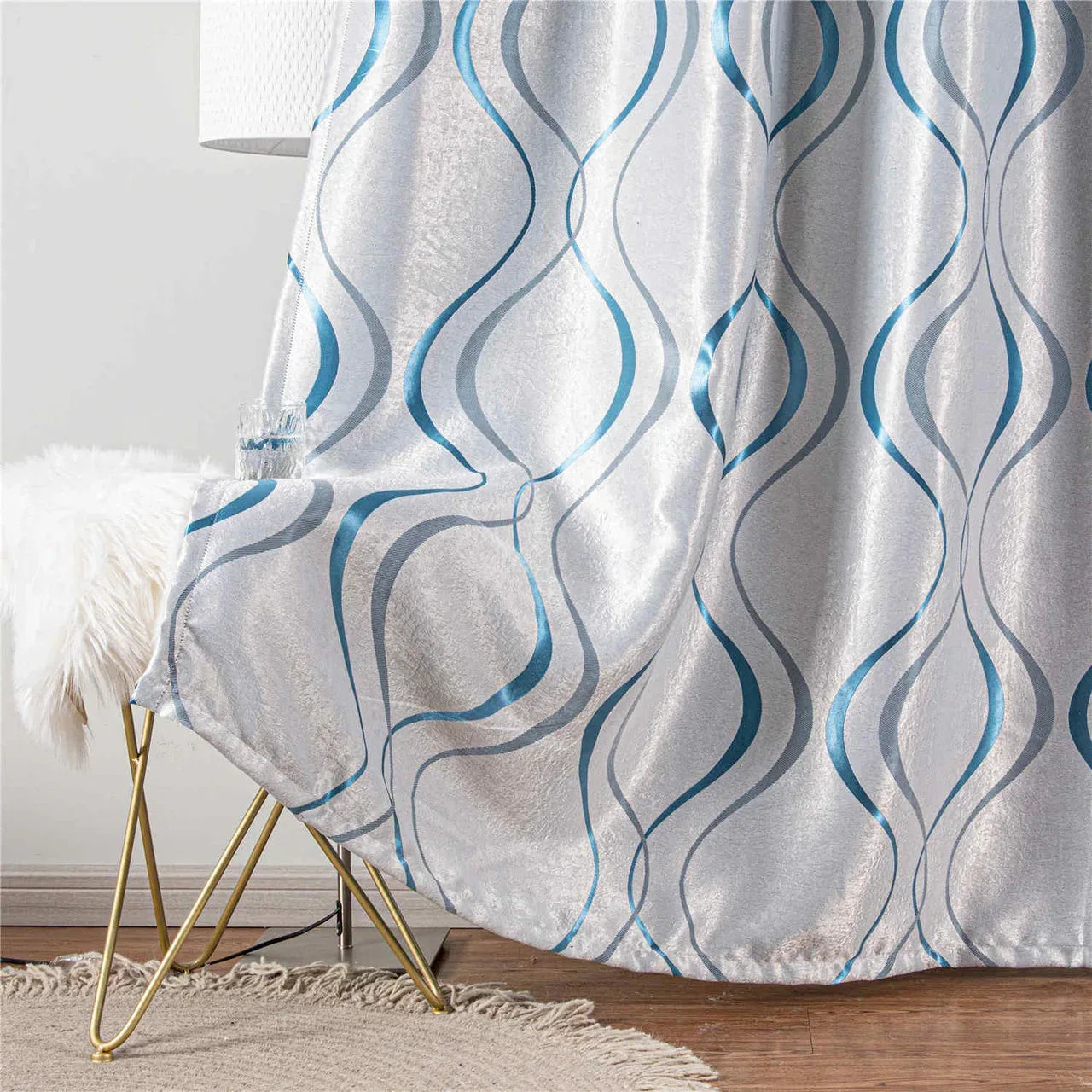 Curtain Panel Semi-Blackout Drapes - Dolce Mela Odesa - Gifts for You 'n Me