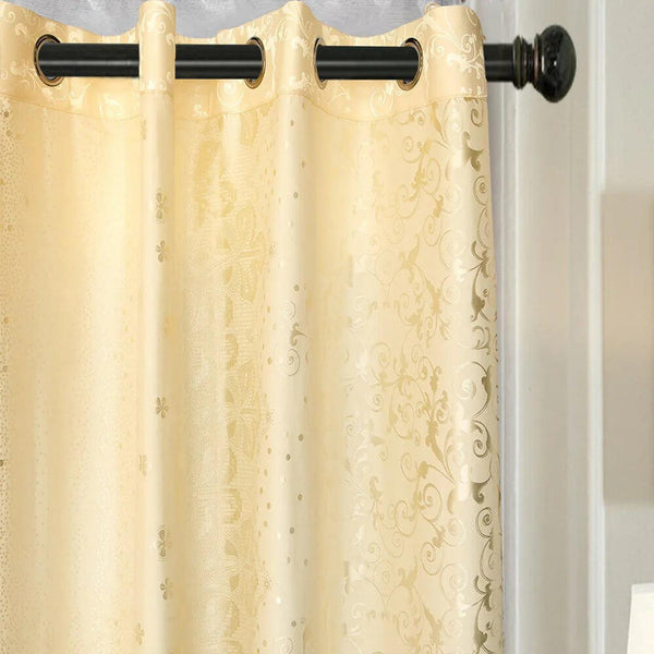 Curtain Panel Semi-Blackout Drapes, Dolce Mela Ambassador Window Treatments 58x98