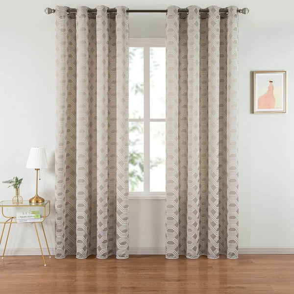 Curtain Panel Semi-Blackout Drapes, Dolce Mela Apollo 60x100