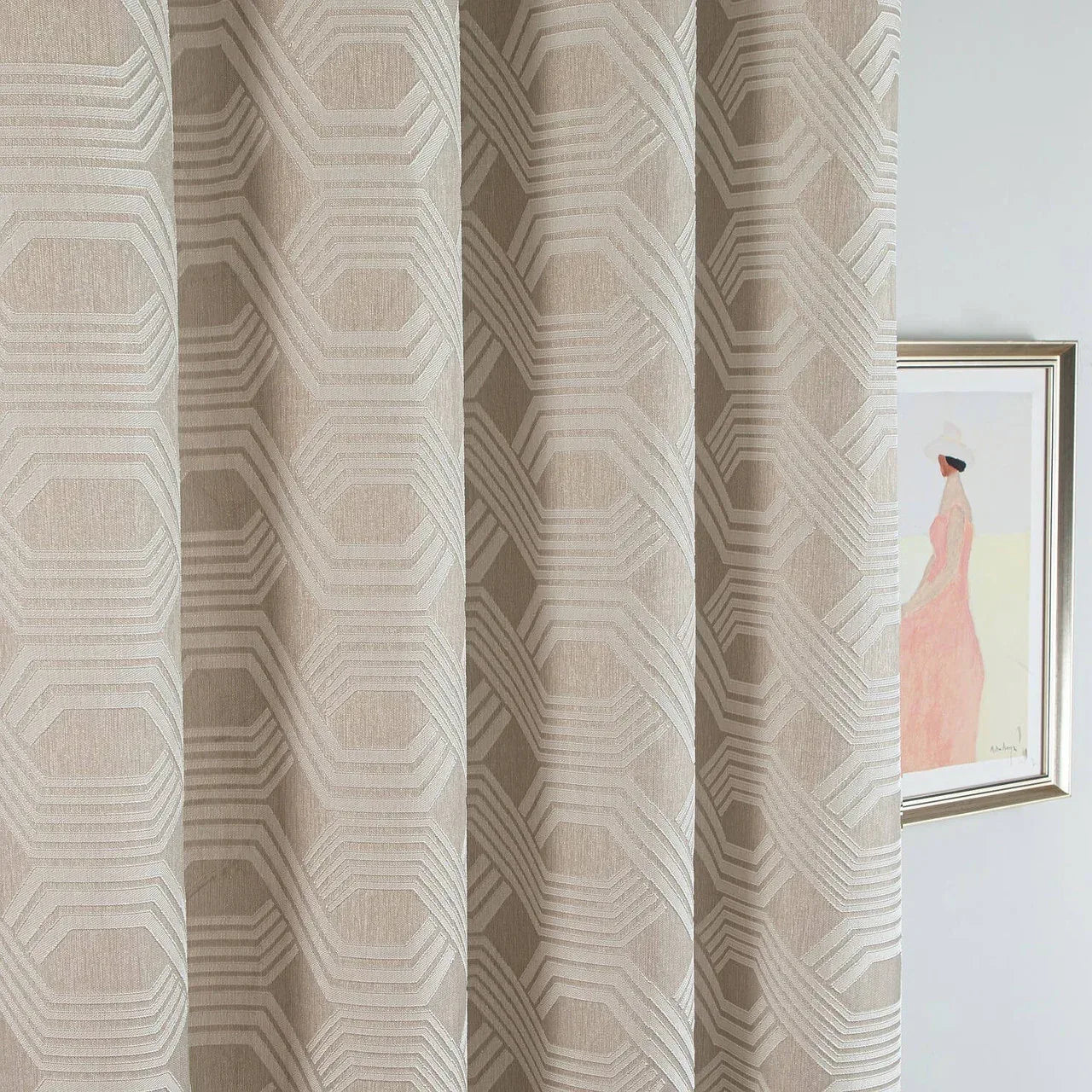 Curtain Panel Semi-Blackout Drapes, Dolce Mela Apollo 60x100