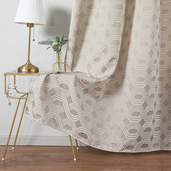 Curtain Panel Semi-Blackout Drapes, Dolce Mela Apollo 60x100