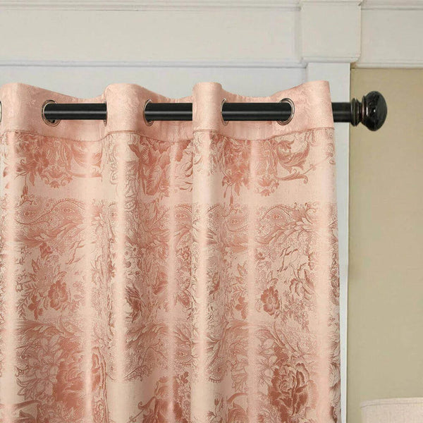 Curtain Panel Semi-Blackout Drapes, Dolce Mela Vienna Window Treatments 58x98