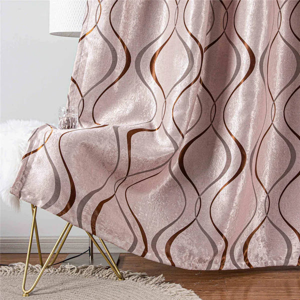 Curtain Panel semi-blackout Drapes, Dolce Mela Warsaw - Gifts for You 'n Me