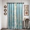 Curtains Damask Jacquard Grommet Semi-Blackout, Lille by Dolce-Mela 60x100