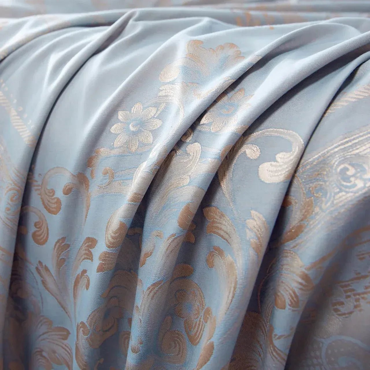 Curtains Damask Jacquard Grommet Semi-Blackout, Nantes by Dolce-Mela 60x100
