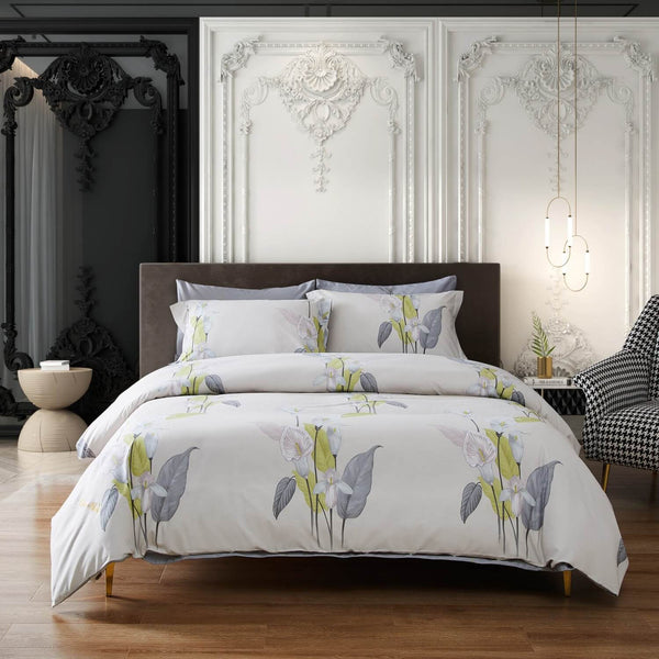 Dolce Mela 6 Piece 100% Cotton Queen Size Duvet Cover Set - Bloomon - Gifts for You 'n Me