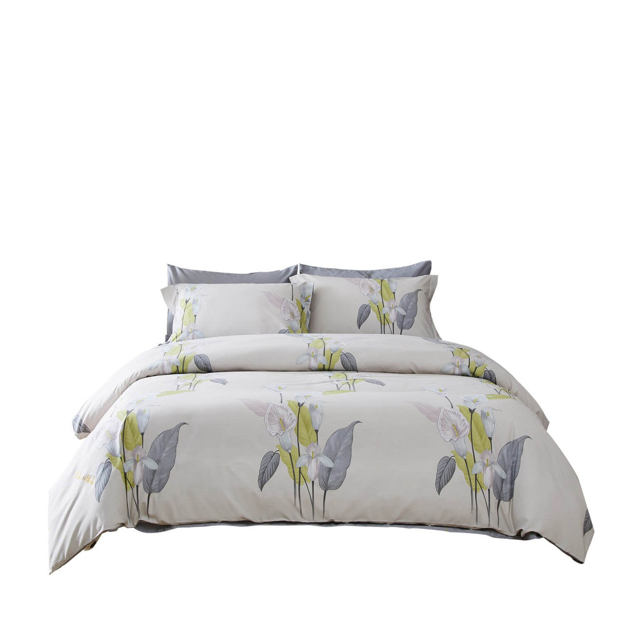 Dolce Mela 6 Piece 100% Cotton Queen Size Duvet Cover Set - Bloomon