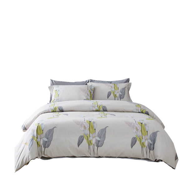 Dolce Mela 6 Piece 100% Cotton Queen Size Duvet Cover Set - Bloomon - Gifts for You 'n Me