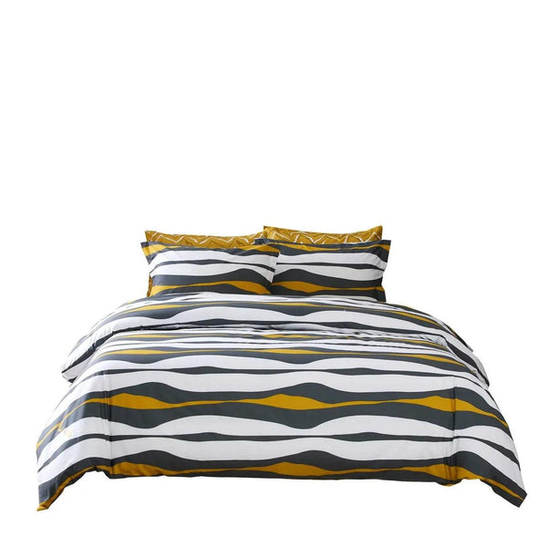 6 Piece 100% Cotton Queen Size Duvet Cover Set - Moco by Dolce Mela - Gifts for You 'n Me