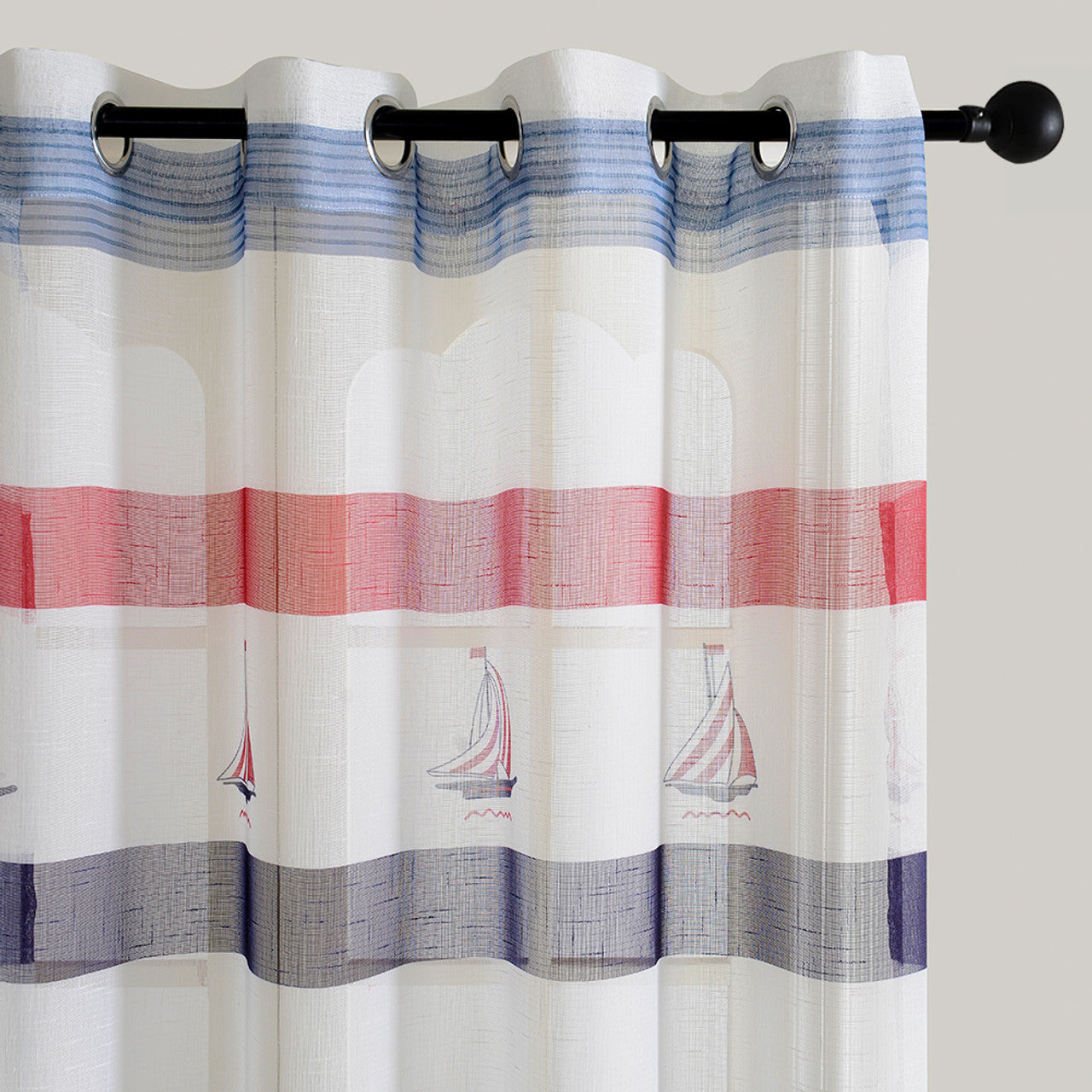 Sheer Curtain Panels - Dolce Mela - Miami  60x100