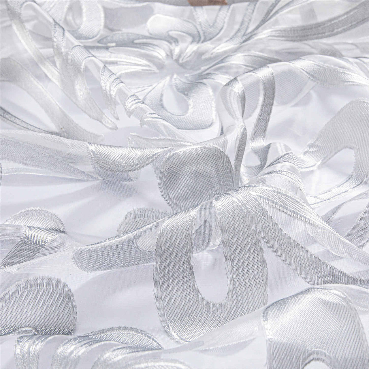 Sheer Curtain Panel White Window Treatments - Dolce Mela - Hamburg  60x100