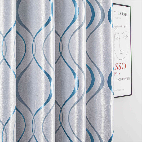 Curtain Panel Semi-Blackout Drapes -  Dolce Mela Odesa - Gifts for You 'n Me