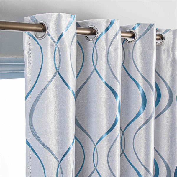 Curtain Panel Semi-Blackout Drapes -  Dolce Mela Odesa - Gifts for You 'n Me