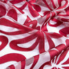 Red Window Sheer Curtains Panel, Tbilisi