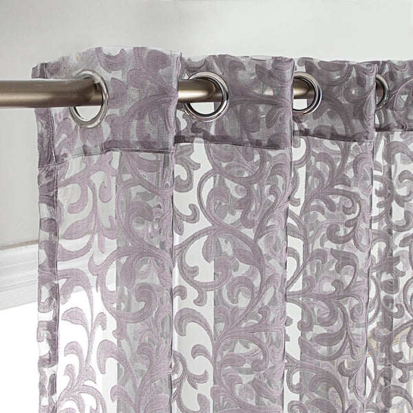Sheer Curtain Panel Window Treatment - Dolce Mela - Artemis  60x100